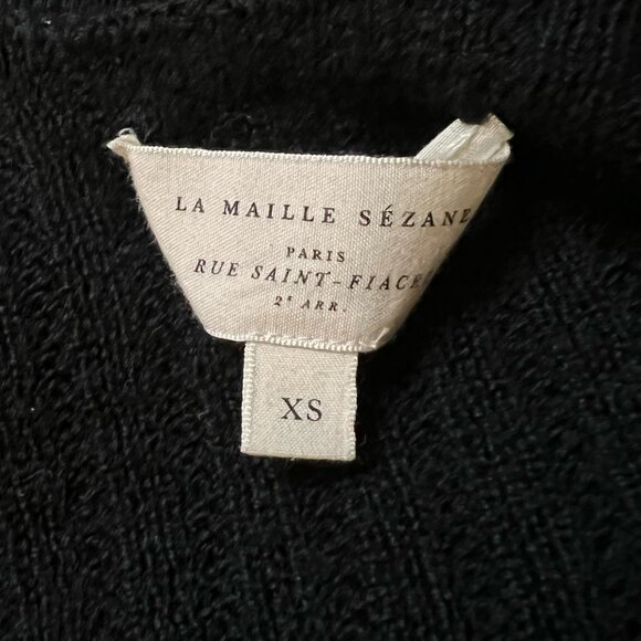 Sezane Lace V-Neck Sweater - Picture 5 of 9